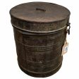 Decorative canister Alexandra House Living Brown Iron Traditional style 29 x 33 x 29 cm Fashion