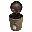 Decorative canister Alexandra House Living Grey Iron Traditional style 19 x 23 x 19 cm Supply