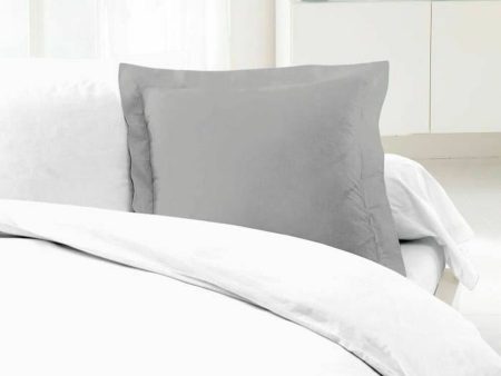 Pillowcase Lovely Home Light grey 63 x 63 cm (2 Units) For Cheap