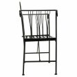 Bench Alexandra House Living Black Iron 50 x 88 x 110 cm Fashion