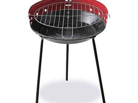 Charcoal Barbecue with Stand EDM 73832 Red Black Iron Ø 33 x 45 cm For Cheap