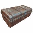 Decorative suitcase Alexandra House Living Brown Iron Traditional style 42 x 30 x 76 cm Discount