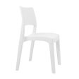 Garden chair Progarden Klik Klak 52 x 53,5 x 82 cm Stackable White For Cheap