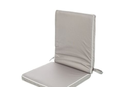 Chair cushion 90 x 40 x 4 cm Grey For Cheap