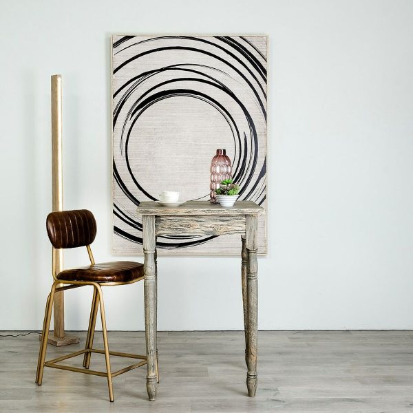 Side table Natural Grey Wood 60 x 60 x 90 cm on Sale