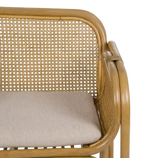 Armchair Natural Rattan 62 x 57 x 76,5 cm Fashion