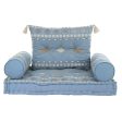 Garden sofa DKD Home Decor Blue 90 x 50 x 55 cm Online Sale