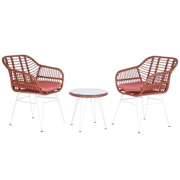 Table set with 2 chairs DKD Home Decor 56 x 57,5 x 82 cm Online now