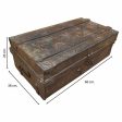 Decorative suitcase Alexandra House Living Brown Iron Traditional style 38 x 26 x 68 cm on Sale