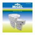 Awning bracket Micel TLD03 White 11,3 x 8,5 x 11 cm Shaft 2 Pieces Online now