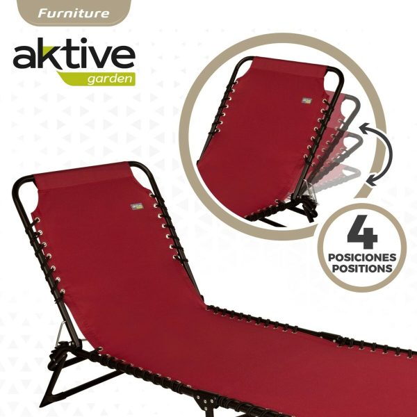 Sun-lounger Aktive 190 x 32 x 58 cm Fashion