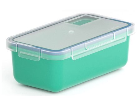 Food Preservation Container Valira 6090 97 Hermetic Turquoise Thermoplastic PBT Rectangular 750 ml Online