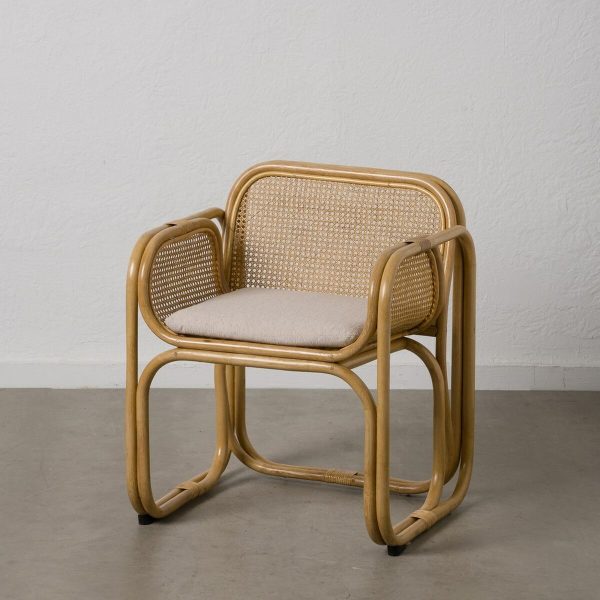 Armchair Natural Rattan 62 x 57 x 76,5 cm Fashion