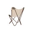 Garden chair DKD Home Decor Black Brown Cotton Iron (74 x 65 x 90 cm) Fashion