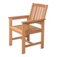 Garden chair Kate 57,5 x 65,5 x 89 cm Natural Acacia Fashion