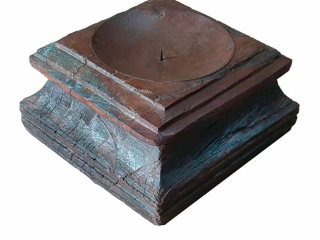 Candle Holder Alexandra House Living Brown Acacia Mango wood 22 x 12 x 22 cm Online