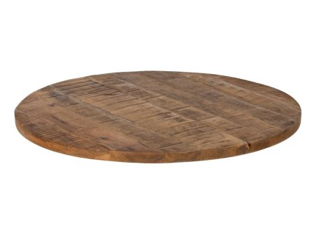 Tabletop Beige 80 x 80 x 3 cm Circular Occasional on Sale