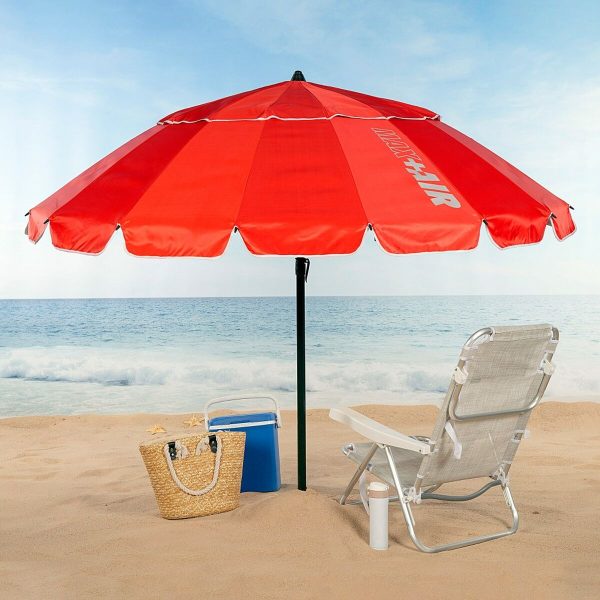 Sunshade Aktive Red Aluminium 220 x 215 x 220 cm (6 Units) Online Sale