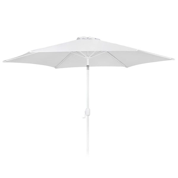 Sunshade Alba 350 cm Aluminium White on Sale