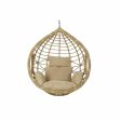 Hanging garden armchair DKD Home Decor 90 x 70 x 110 cm 105 x 75 x 226 cm Beige Metal Brown synthetic rattan on Sale