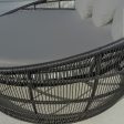 Sun-lounger Dido 160 x 160 x 76 cm Circular Black on Sale