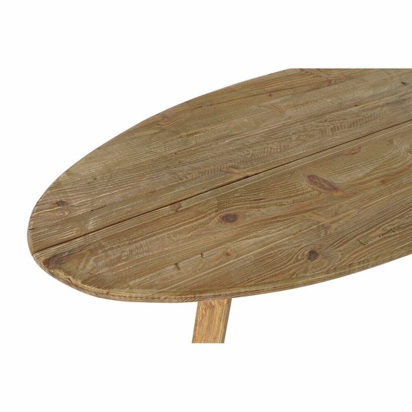 Centre Table DKD Home Decor Natural Brown Wood Recycled Wood 139 x 59 x 35 cm 140 x 60 x 35 cm Fashion