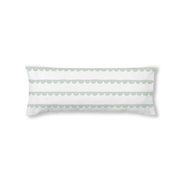 Pillowcase Kids&Cotton Guildo Mint 175 Threads 45 x 125 cm Online Hot Sale