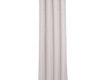 Curtain Beige Polyester Silver 100% cotton 140 x 260 cm Online Hot Sale