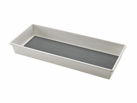 Drawer organiser Mondex Space System polypropylene 15 x 38 x 5 cm White Online now