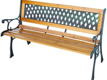 Bench Aktive Wood 125 x 73 x 52 cm Cheap