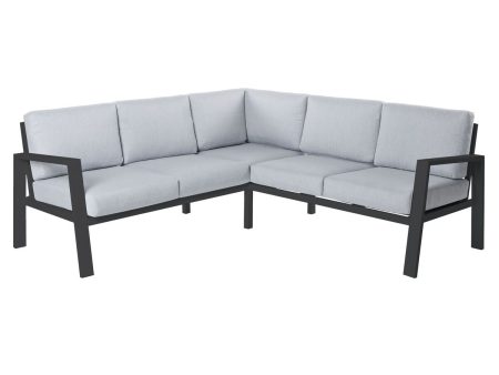 Garden sofa Thais 195 x 195 x 73,6 cm Aluminium For Cheap