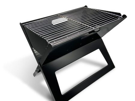 Coal Barbecue with Wheels Feel Maestro MR-1011 Black Metal Online Hot Sale