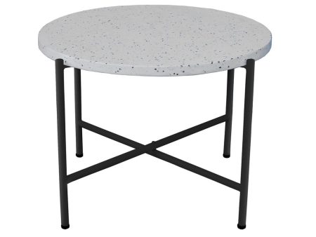 Side table Terrazzo Black 60 x 60 x 45 cm on Sale