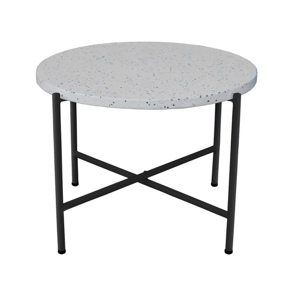 Side table Terrazzo Black 60 x 60 x 45 cm on Sale