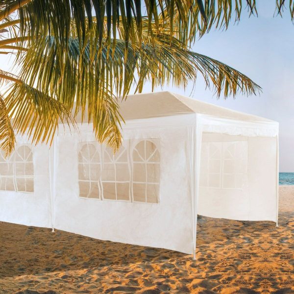 Gazebo Aktive 300 x 260 x 600 cm Metal Polyester White For Sale