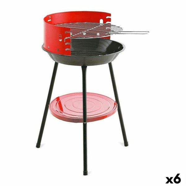 Barbecue Algon Red Grill 36 x 36 x 55 cm Supply