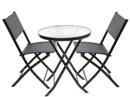 Garden furniture Aktive Table Chair x 2 3 Pieces 60 x 71 x 60 cm 46 x 42 x 82 cm on Sale