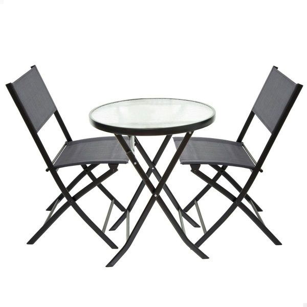 Garden furniture Aktive Table Chair x 2 3 Pieces 60 x 71 x 60 cm 46 x 42 x 82 cm on Sale