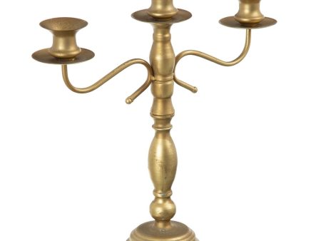 Candle Holder 42 x 12 x 42 cm Golden Metal Discount