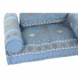 Garden sofa DKD Home Decor Blue 90 x 50 x 55 cm Online Sale