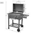 Barbecue Portable Aktive Metal Steel 102 x 104 x 65 cm Sale