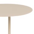 Side table 30,5 x 30,5 x 53 cm Cream Iron on Sale