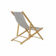 Sun-lounger DKD Home Decor Grey 77 cm 57,5 x 113 x 77 cm Natural (57,5 x 113 x 77 cm) Fashion