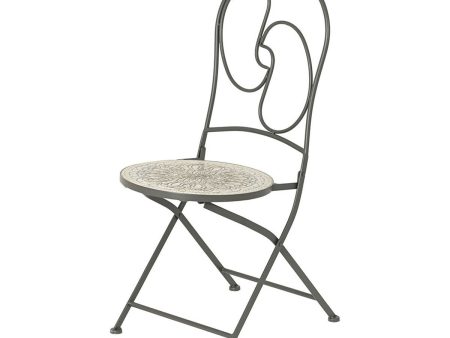 Garden chair EDM 899264 Iron 39 x 47 x 94 cm Bistro Supply