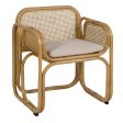 Armchair Natural Rattan 62 x 57 x 76,5 cm Fashion