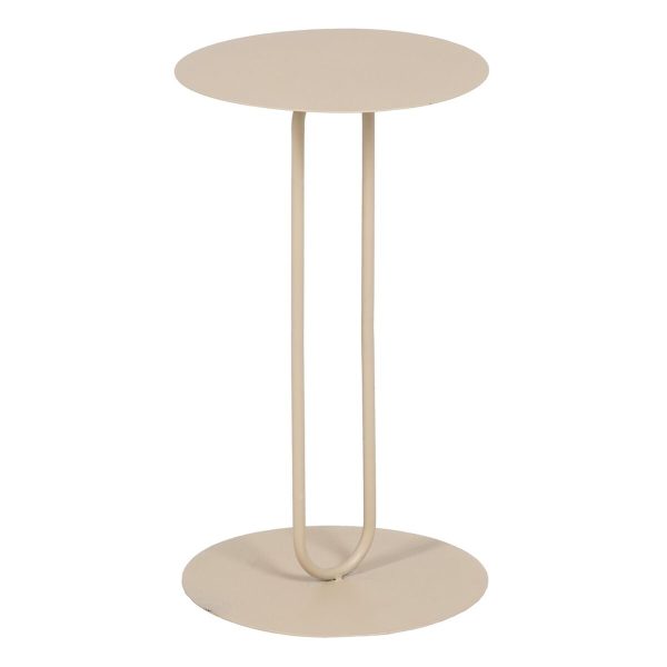 Side table 30,5 x 30,5 x 53 cm Cream Iron on Sale