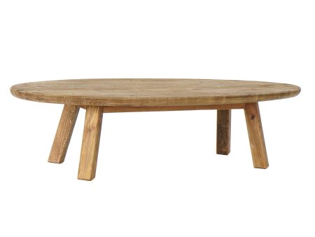 Centre Table DKD Home Decor Natural Brown Wood Recycled Wood 139 x 59 x 35 cm 140 x 60 x 35 cm Fashion