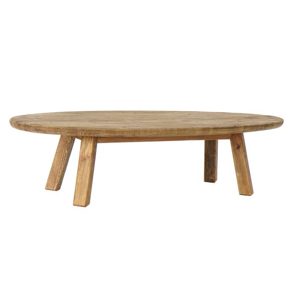 Centre Table DKD Home Decor Natural Brown Wood Recycled Wood 139 x 59 x 35 cm 140 x 60 x 35 cm Fashion