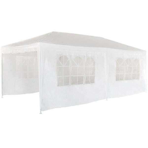 Gazebo Aktive 300 x 260 x 600 cm Metal Polyester White For Sale