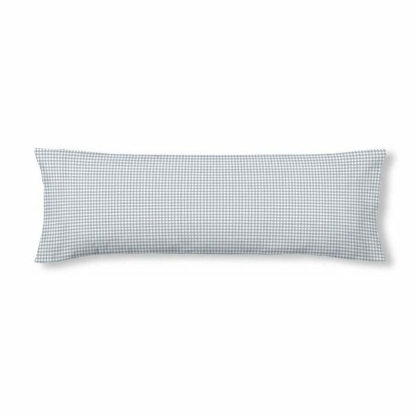 Pillowcase Kids&Cotton Vichy Blue 45 x 125 cm For Sale